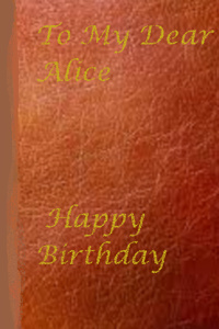 Dear Alice
